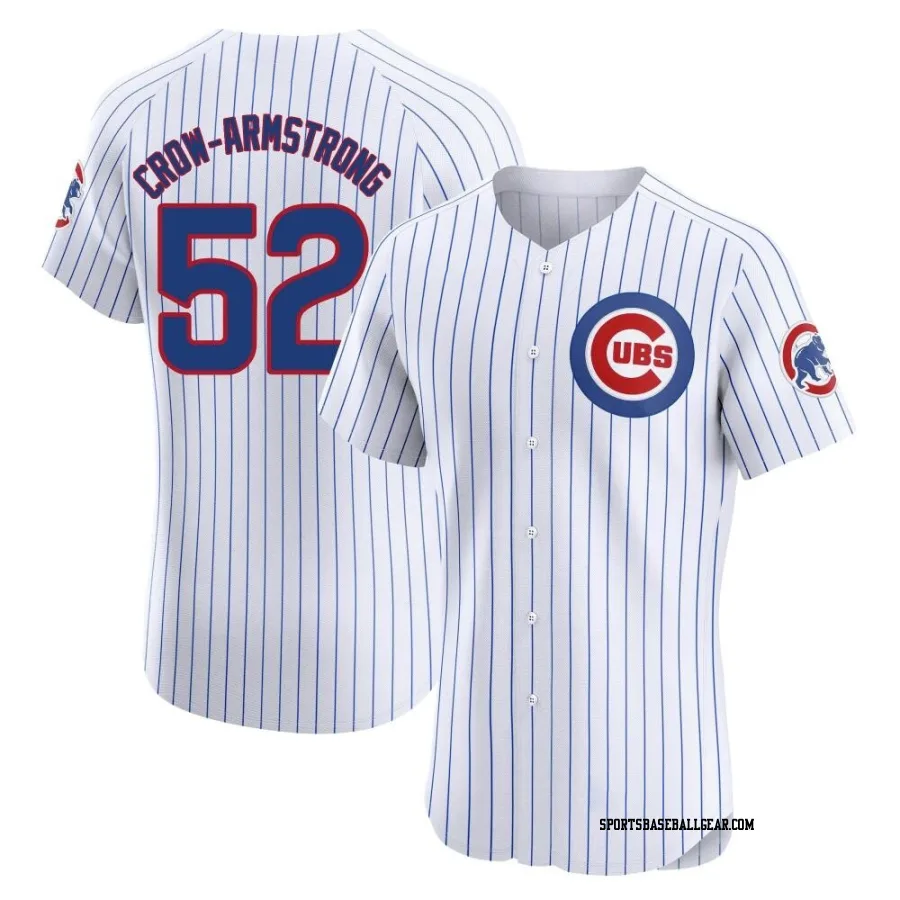 Pete Crow-Armstrong Men's Chicago Cubs White Elite Home Jersey