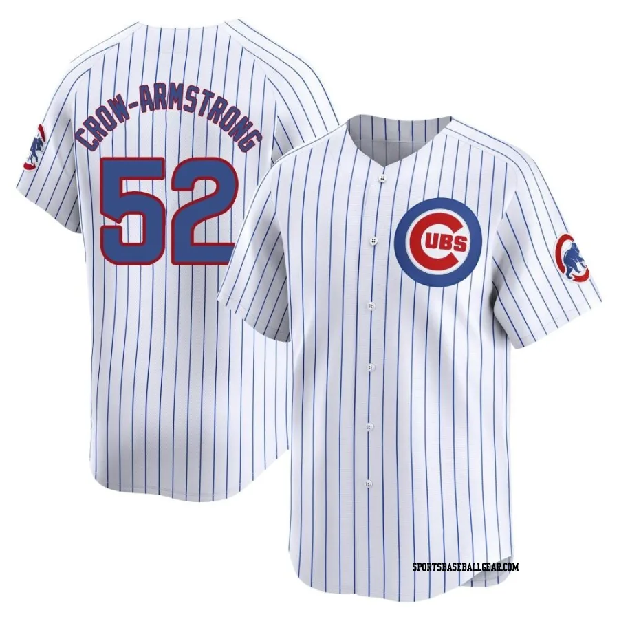 Pete Crow-Armstrong Men's Chicago Cubs White Limited Home Jersey