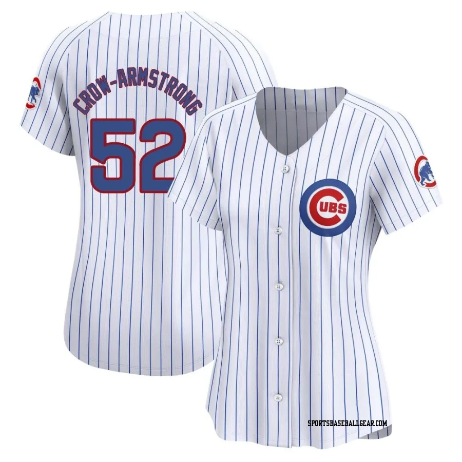 Pete Crow-Armstrong Women's Chicago Cubs White Limited Home Jersey