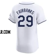 Pete Fairbanks Men's Tampa Bay Rays White Elite Home Jersey