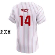 Pete Rose Men's Philadelphia Phillies White Elite Home Jersey