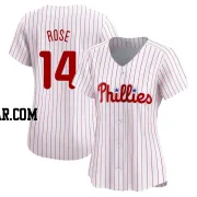 Pete Rose Women's Philadelphia Phillies White Limited Home Jersey