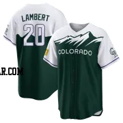 Peter Lambert Men's Colorado Rockies Green Replica 2022 City Connect Jersey