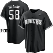 Peter Solomon Men's Arizona Diamondbacks White Replica Black 2023 World Series Jersey