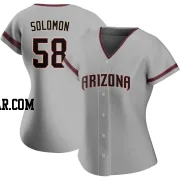 Peter Solomon Women's Arizona Diamondbacks Gray Authentic Road Jersey