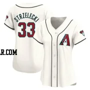 Peter Strzelecki Women's Arizona Diamondbacks White Limited Home Jersey