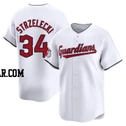 Peter Strzelecki Youth Cleveland Guardians White Limited Home Jersey