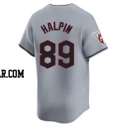 Petey Halpin Men's Cleveland Guardians Gray Limited Road Jersey