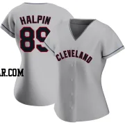 Petey Halpin Women's Cleveland Guardians Gray Authentic Road Jersey