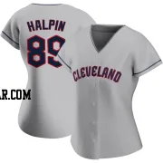 Petey Halpin Women's Cleveland Guardians Gray Authentic Road Jersey