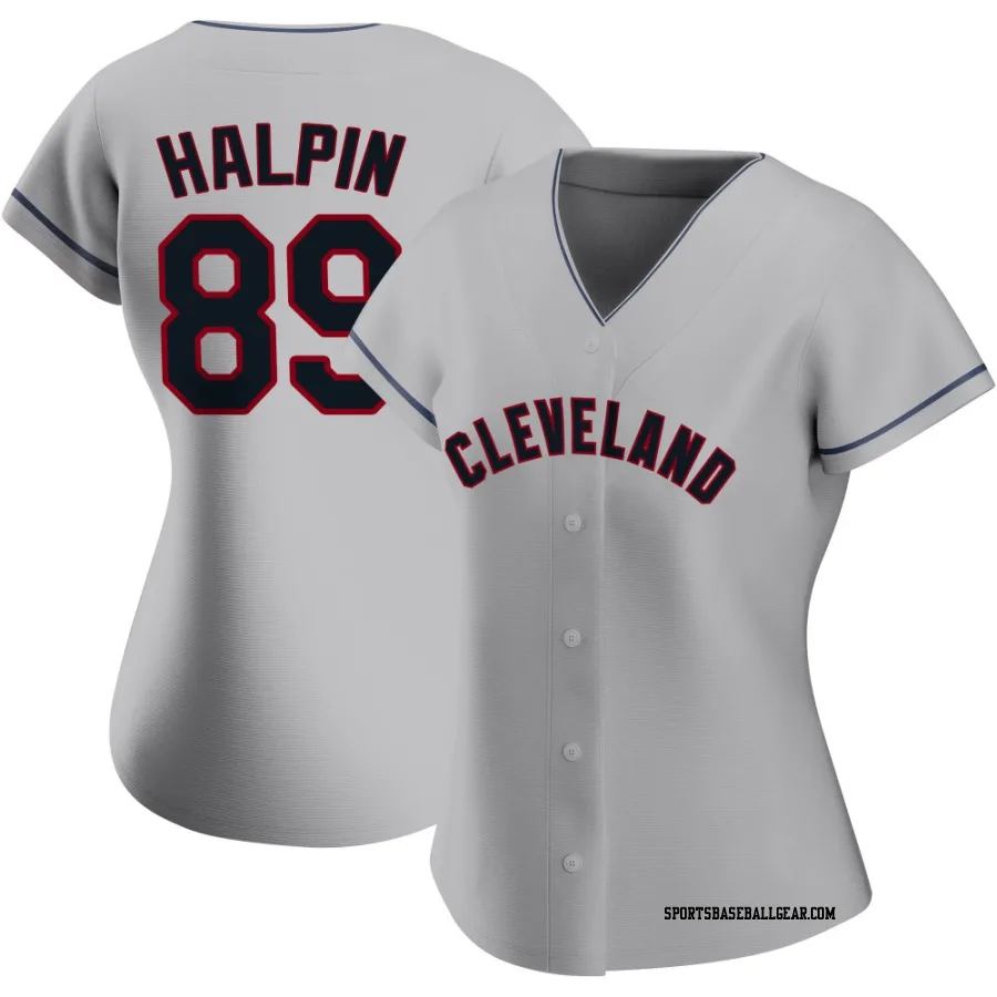 Petey Halpin Women's Cleveland Guardians Gray Authentic Road Jersey