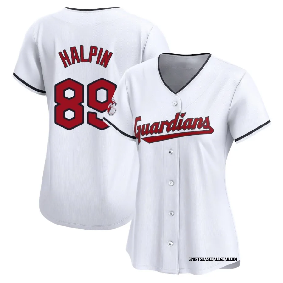 Petey Halpin Women's Cleveland Guardians White Limited Home Jersey