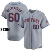 Peyton Battenfield Men's New York Mets Gray Limited Away Jersey