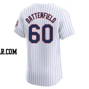 Peyton Battenfield Men's New York Mets White Elite Home Jersey