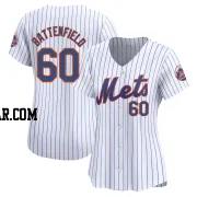 Peyton Battenfield Women's New York Mets White Limited Home Jersey