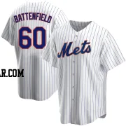 Peyton Battenfield Youth New York Mets White Replica Home Jersey