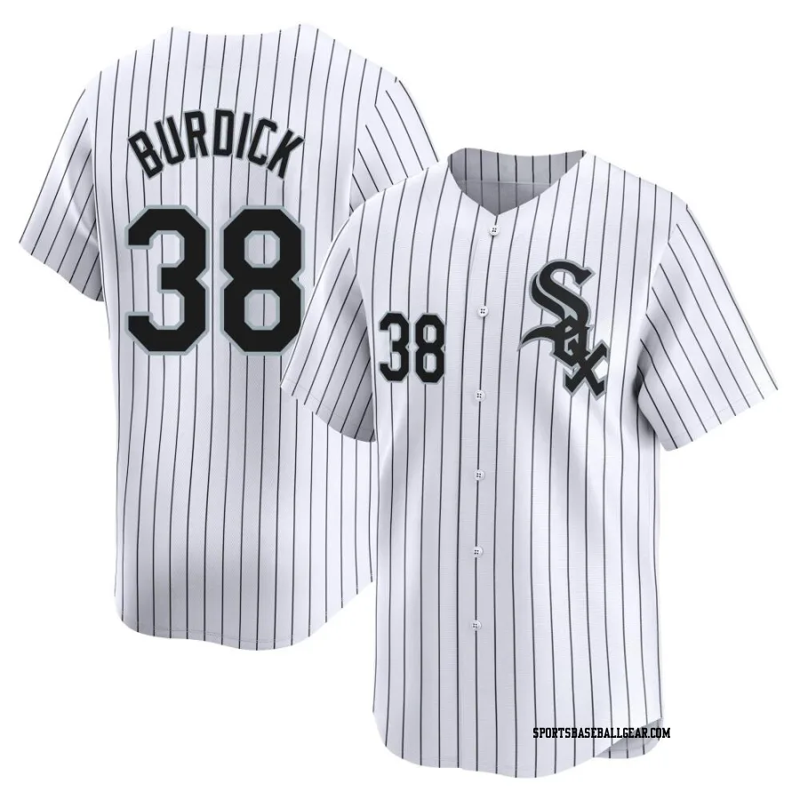 Peyton Burdick Men's Chicago White Sox White Limited Home Jersey