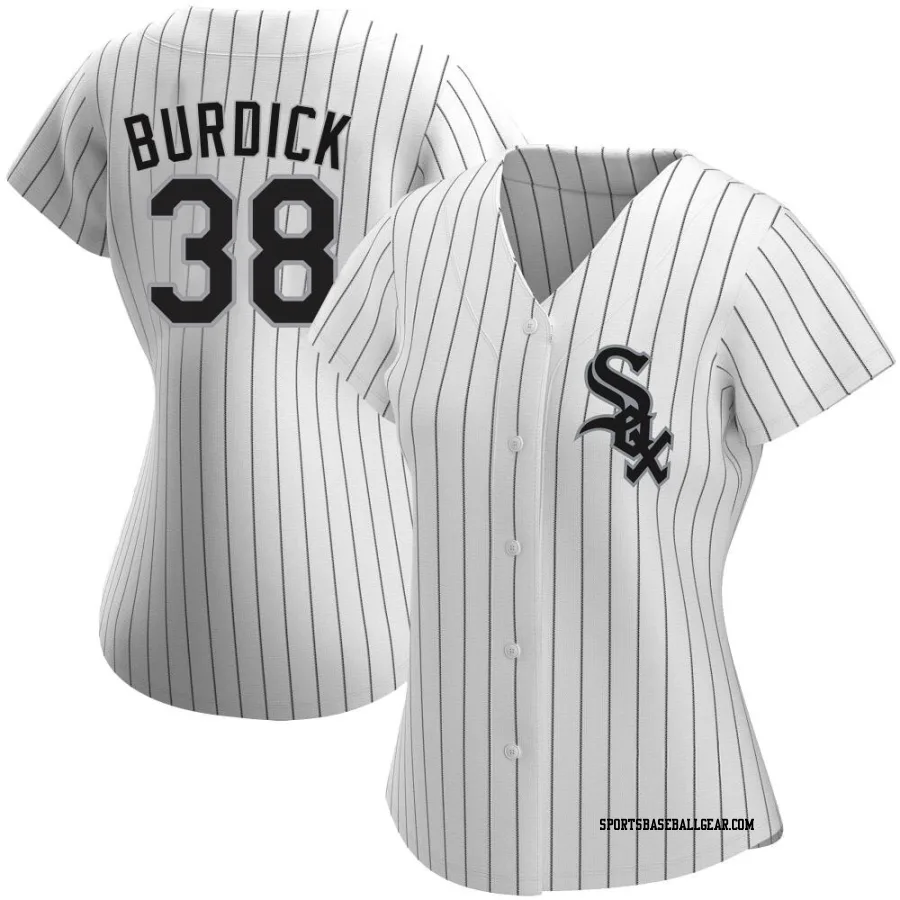 Peyton Burdick Women's Chicago White Sox White Replica Home Jersey