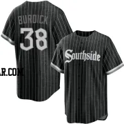 Peyton Burdick Youth Chicago White Sox Black Replica 2021 City Connect Jersey