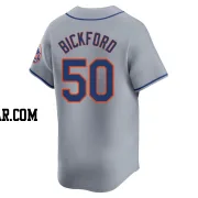 Phil Bickford Men's New York Mets Gray Limited Away Jersey