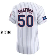 Phil Bickford Men's New York Mets White Elite Home Patch Jersey