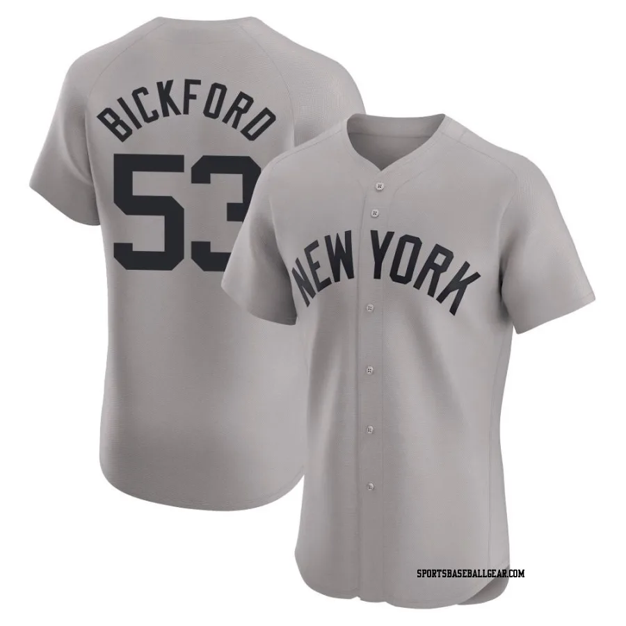 Phil Bickford Men's New York Yankees Gray Elite Road Jersey