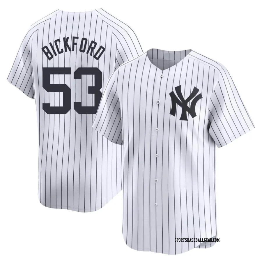 Phil Bickford Men's New York Yankees White Limited Yankee Home Jersey