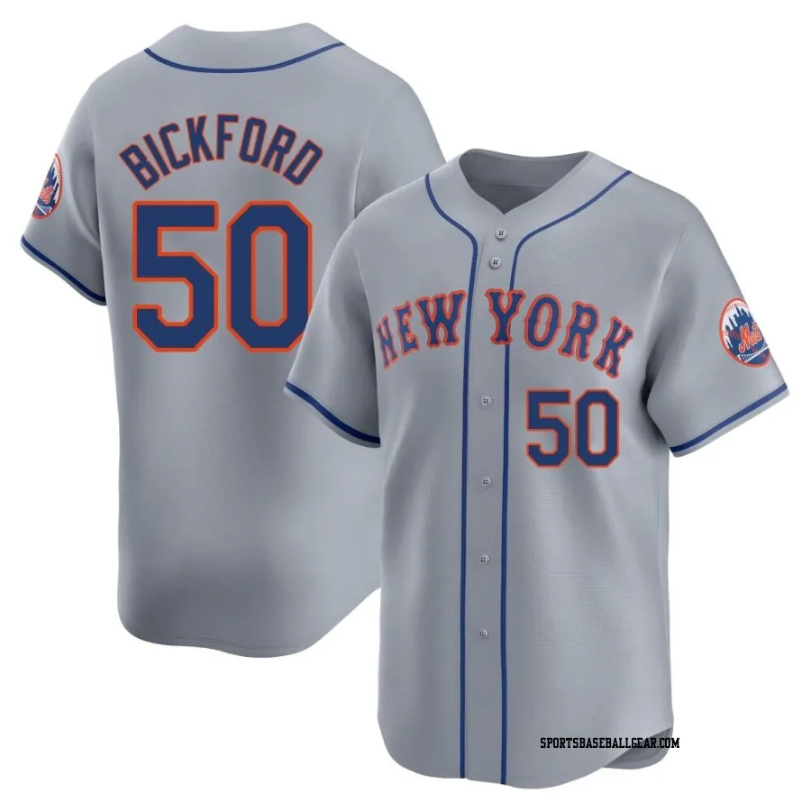 Phil Bickford Youth New York Mets Gray Limited Away Jersey