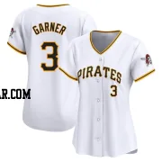 Phil Garner Women's Pittsburgh Pirates White Limited Home Jersey