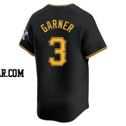 Phil Garner Youth Pittsburgh Pirates Black Limited Alternate Jersey