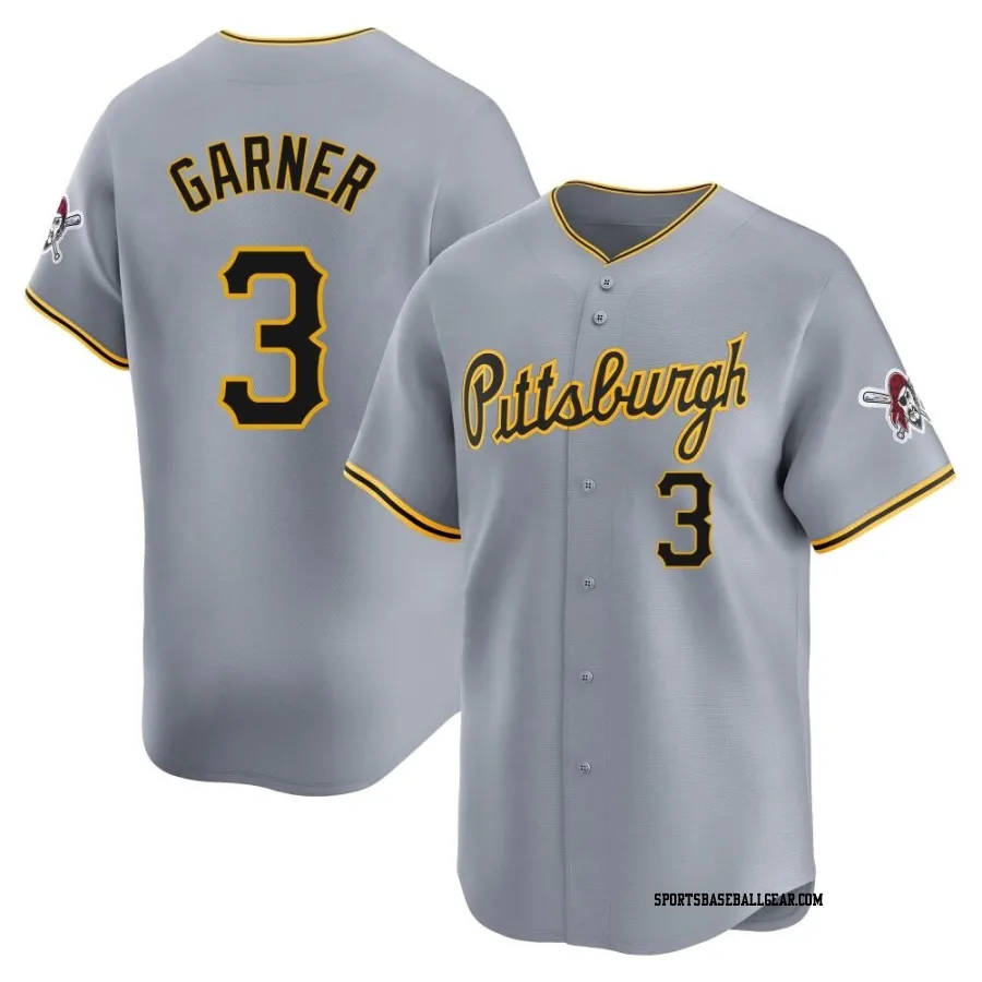 Phil Garner Youth Pittsburgh Pirates Gray Limited Away Jersey