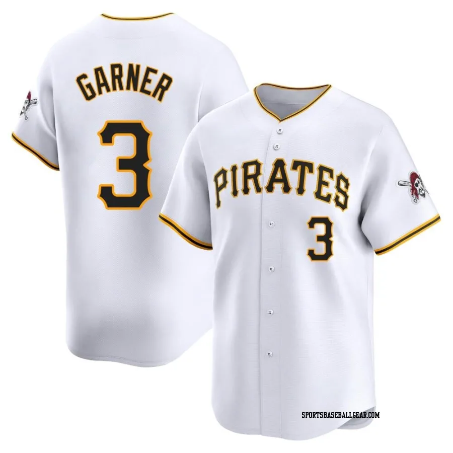 Phil Garner Youth Pittsburgh Pirates White Limited Home Jersey