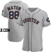 Phil Maton Men's Houston Astros Gray Authentic Road Jersey