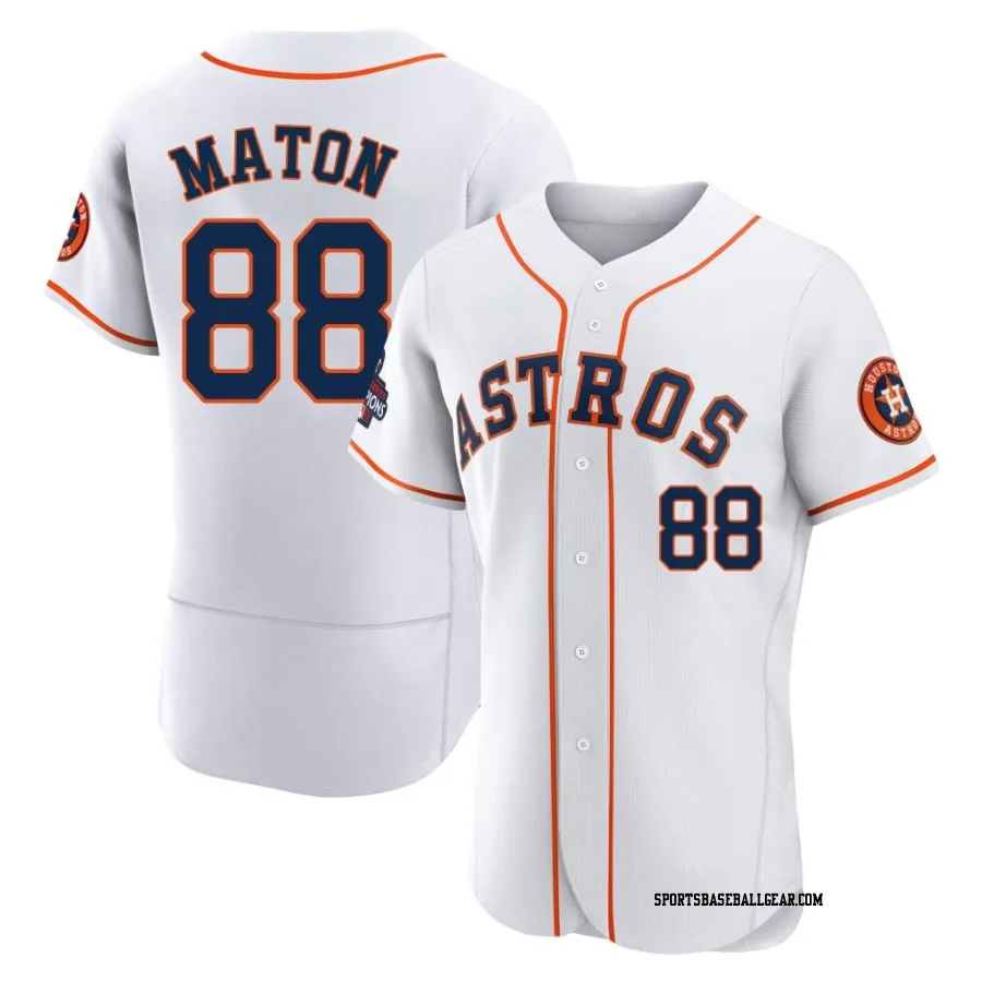 Phil Maton Men's Houston Astros White Authentic 2022 World Series Champions Home Jersey