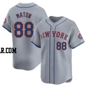 Phil Maton Men's New York Mets Gray Limited Away Jersey