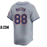 Phil Maton Men's New York Mets Gray Limited Away Jersey