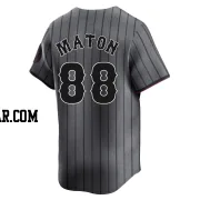 Phil Maton Men's New York Mets Limited Graphite 2024 City Connect Jersey