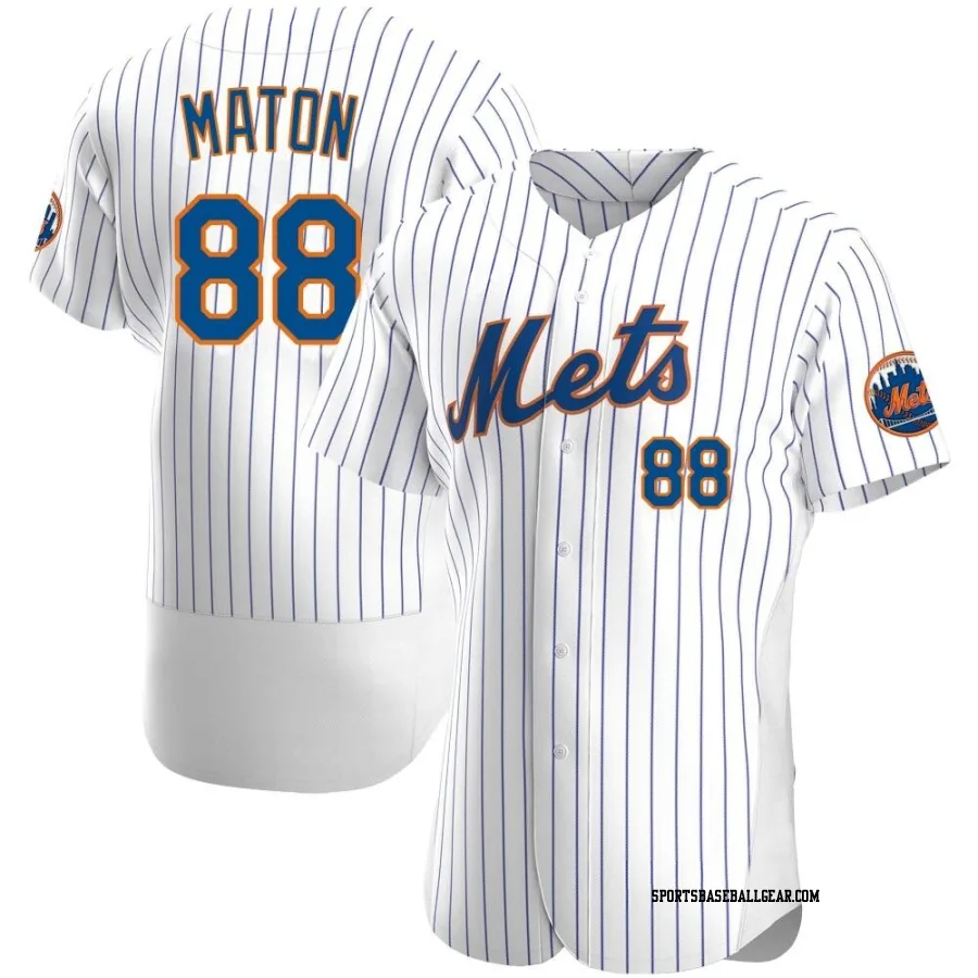 Phil Maton Men's New York Mets White Authentic Home Jersey