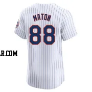 Phil Maton Men's New York Mets White Elite Home Jersey