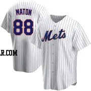 Phil Maton Men's New York Mets White Replica Home Jersey