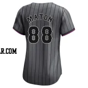 Phil Maton Women's New York Mets Limited Graphite 2024 City Connect Jersey