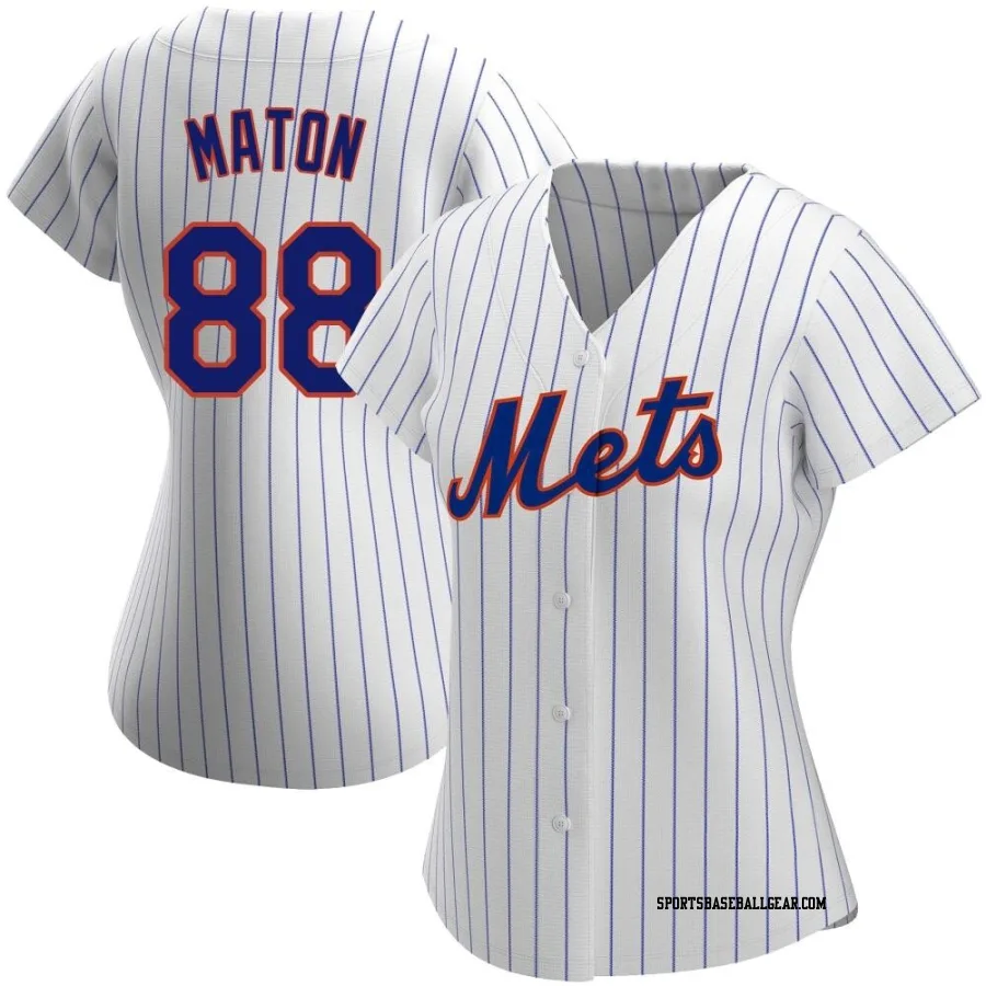 Phil Maton Women's New York Mets White Replica Home Jersey