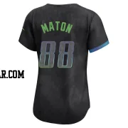 Phil Maton Women's Tampa Bay Rays Charcoal Limited 2024 City Connect Jersey