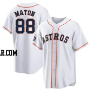 Phil Maton Youth Houston Astros White Replica 2022 World Series Champions Home Jersey