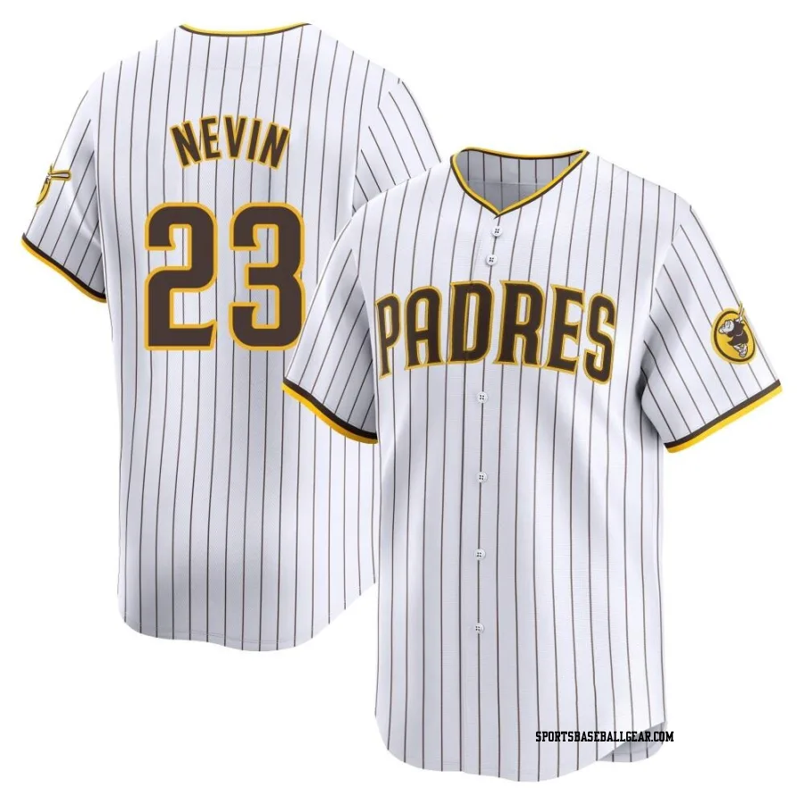 Phil Nevin Men's San Diego Padres White Limited Home Jersey