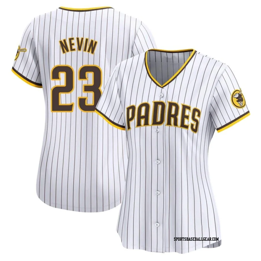 Phil Nevin Women's San Diego Padres White Limited Home Jersey