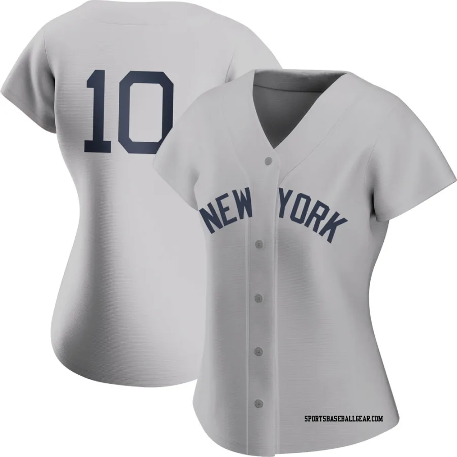 Phil Rizzuto Women's New York Yankees Gray Replica 2021 Field of Dreams Jersey