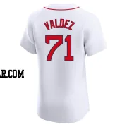 Phillips Valdez Men's Boston Red Sox White Elite Home Jersey