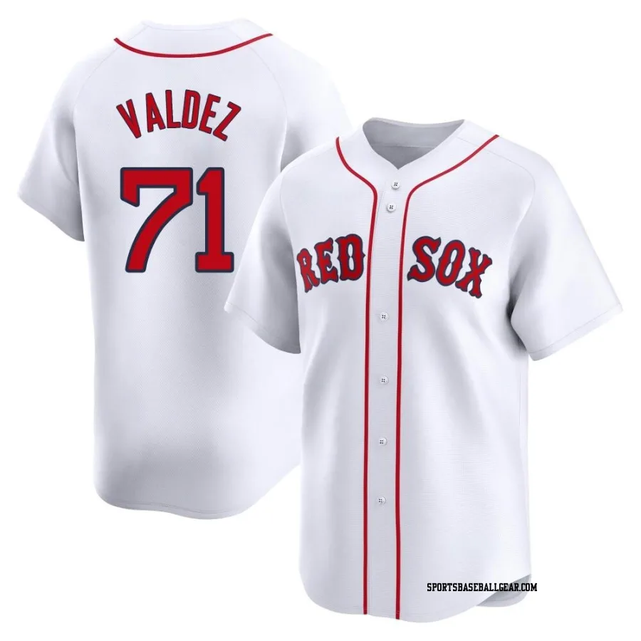 Phillips Valdez Youth Boston Red Sox White Limited Home Jersey