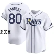 Phoenix Sanders Men's Tampa Bay Rays White Limited Home Jersey